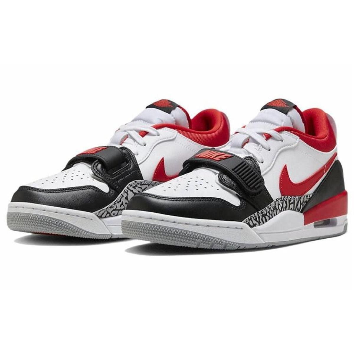 Мужские кроссовки Air Jordan Legacy 312 Low "bulls" White/Red/Blac
