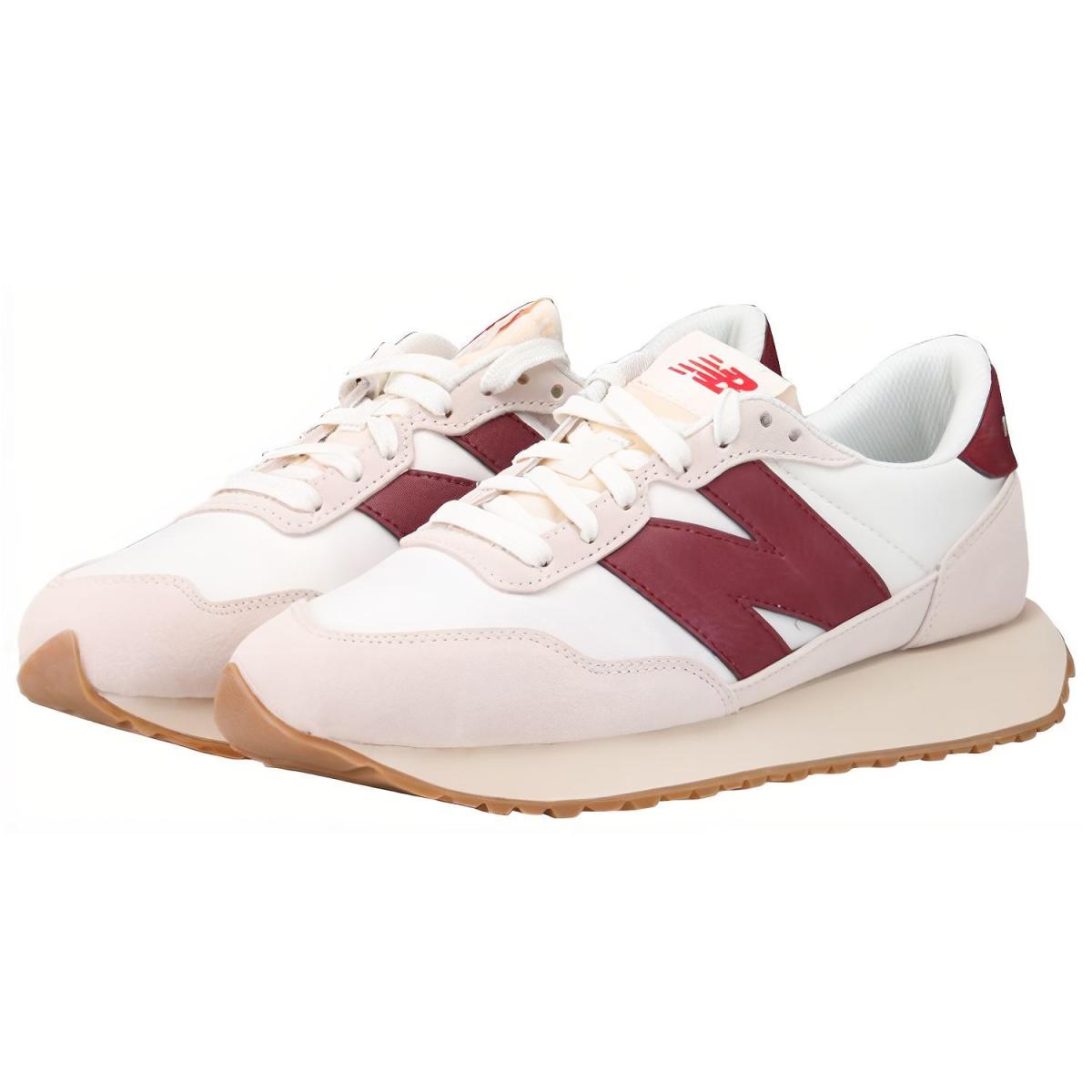 Кроссовки New Balance 237 White/Burgundy