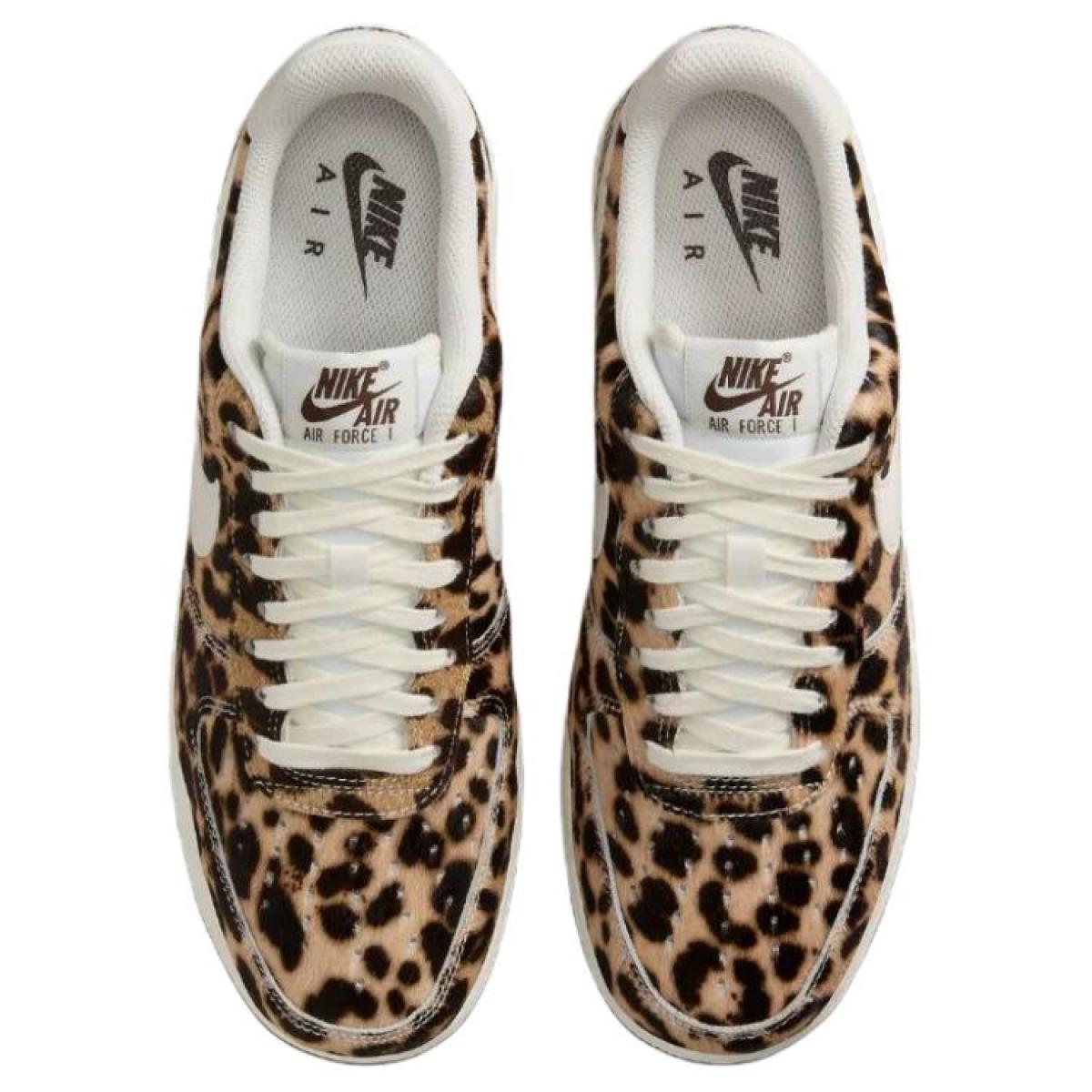 Женские кроссовки Nike Air Force 1 Low Cheetah Print Brown/Black