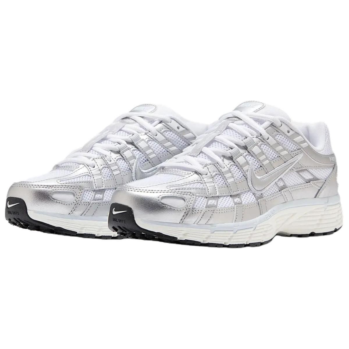 Женские кроссовки Nike P-6000 White/Black/Blue