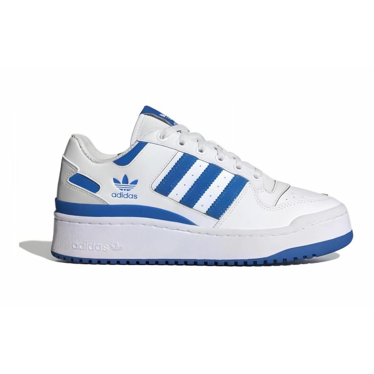 Женские кроссовки Adidas Originals Forum Bold Stripes White/Blue