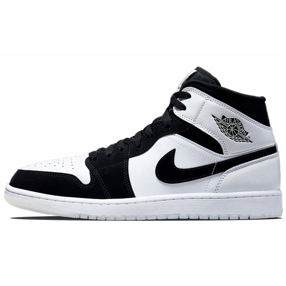 Кроссовки Jordan 1 Mid Diamond Shorts Black/White