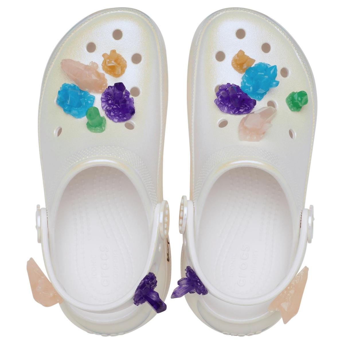 Сабо Lil Nas x Iridescent Crocs Classic Mega Crush Clog 5-8 cm Beige