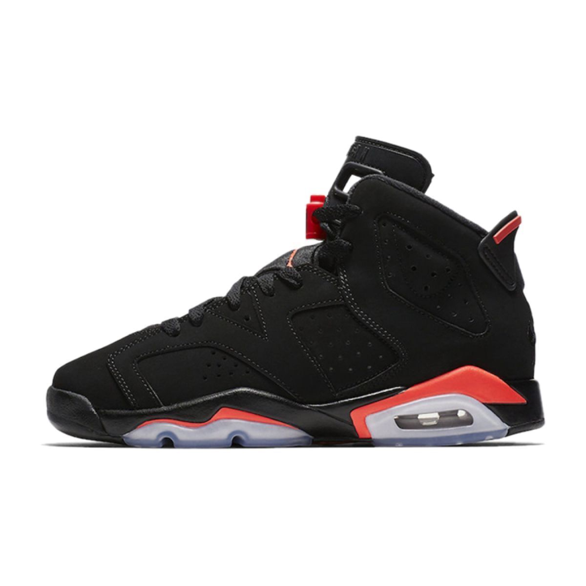 Подростковые кроссовки Air Jordan 6 Retro 2019 High Black Infrared GS