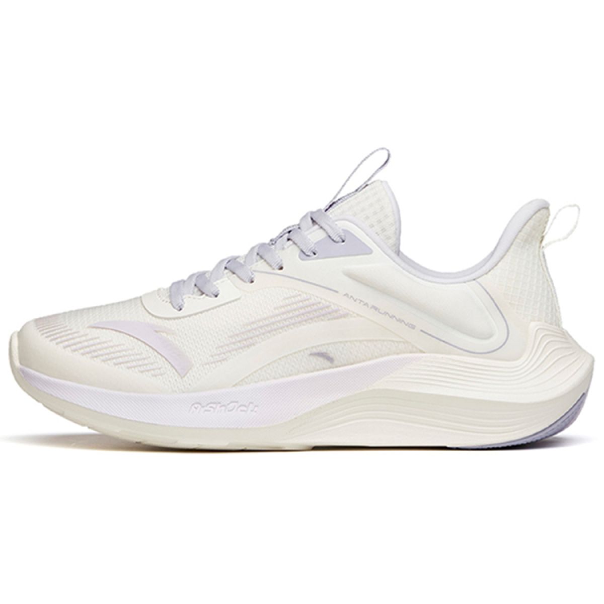 Женские кроссовки Anta DuCi1 Ivory White/Misty Purple/Light Purple Gray