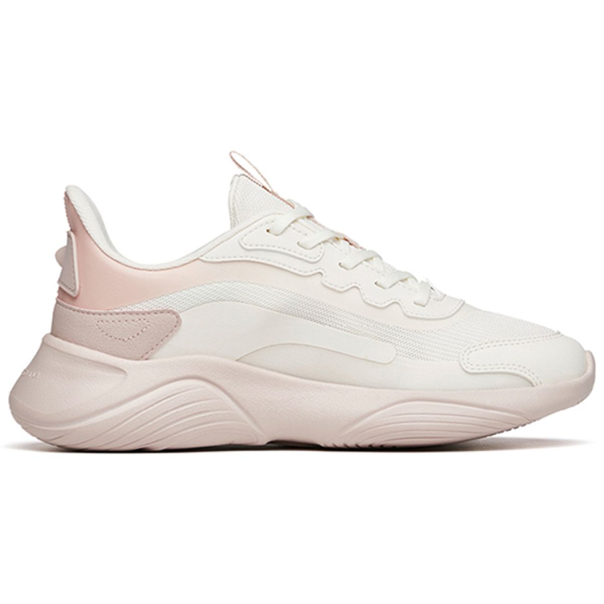 Женские кроссовки Anta Lingyun Ivory White/Lotus Grey