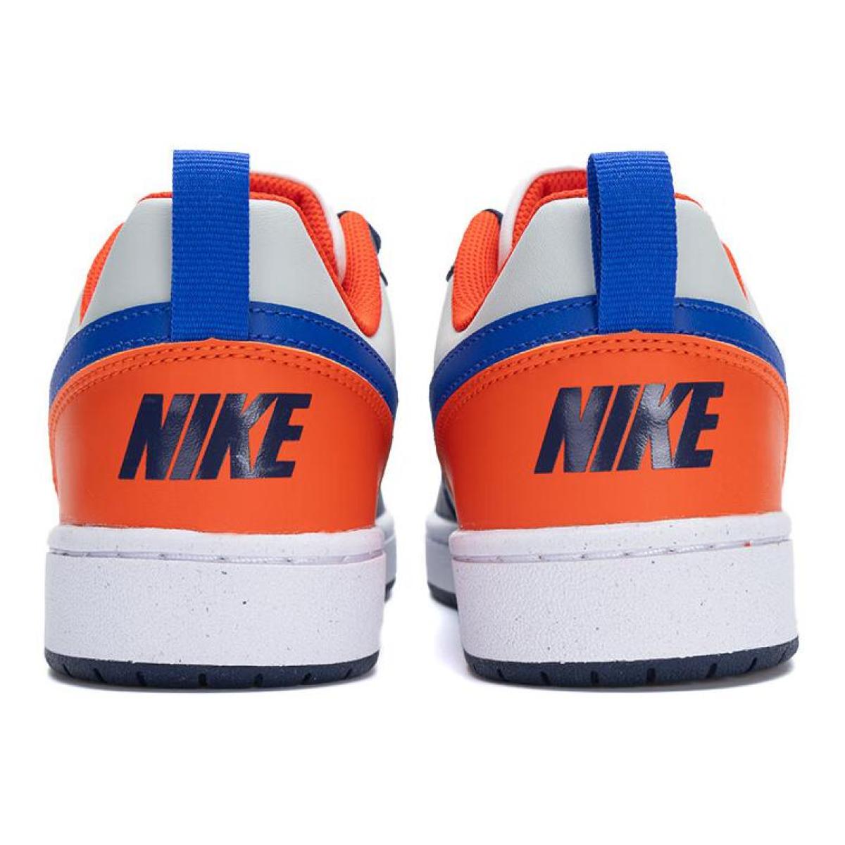 Подростковые кроссовки Nike Court Borough Low White/Blue GS