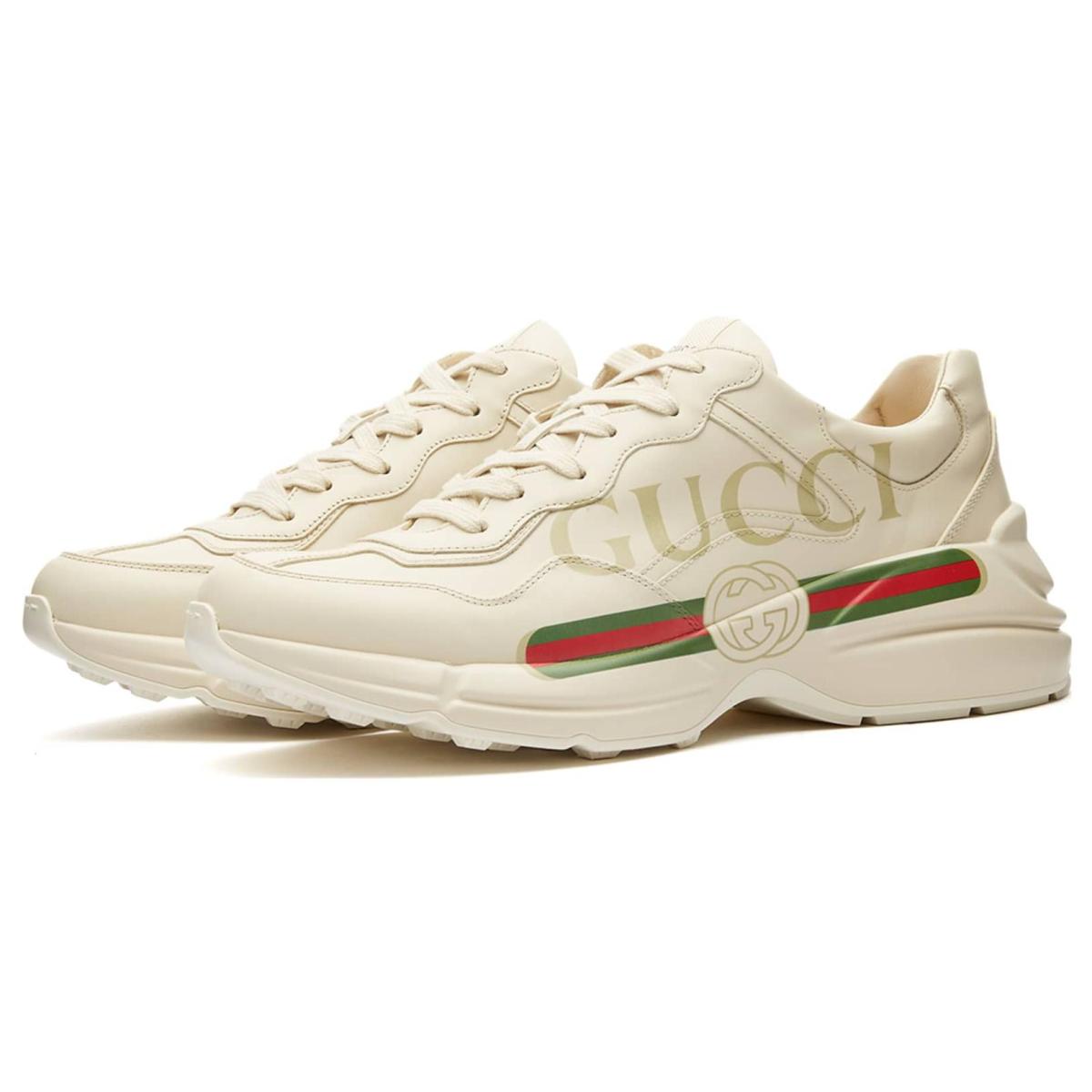 Мужские кроссовки Gucci Rhyton Ivory