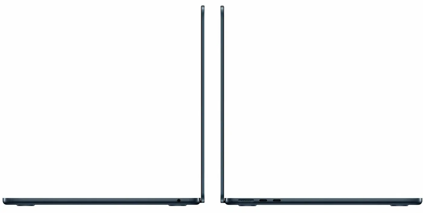 13.6" Ноутбук Apple MacBook Air 13 M4 (2025) 24 GB RAM/512 GB SSD, 10 CPU/10 GPU, Midnight Black, английская клавиатура