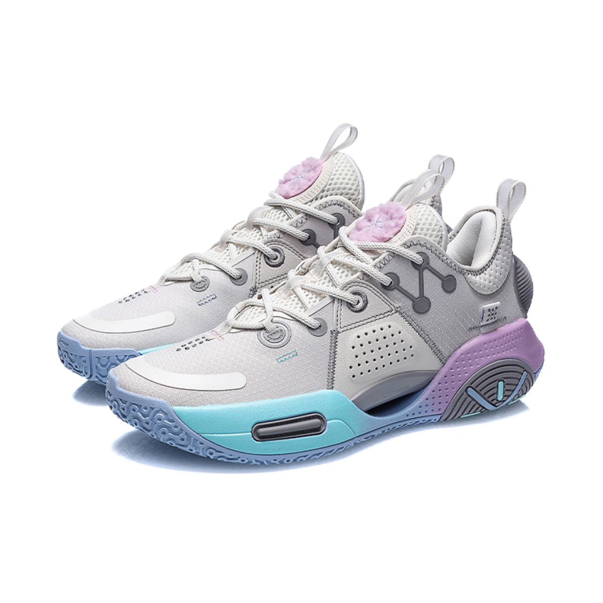 Мужские кроссовки LiNing All City 9 Pearl White/Butterfly Blue