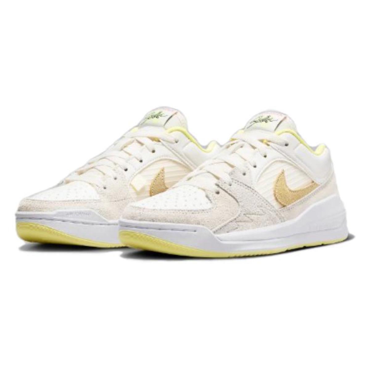 Подростковые кроссовки Air Jordan Stadium 90 White/Yellow GS