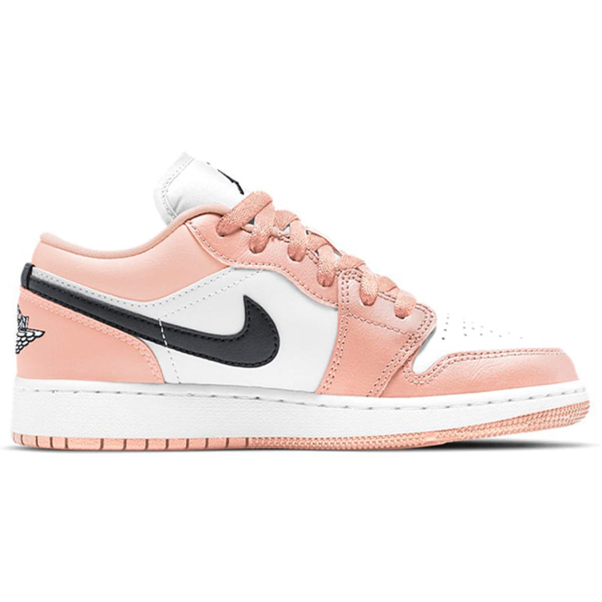 Подростковые кроссовки Air Jordan 1 Low Light Arctic Pink
