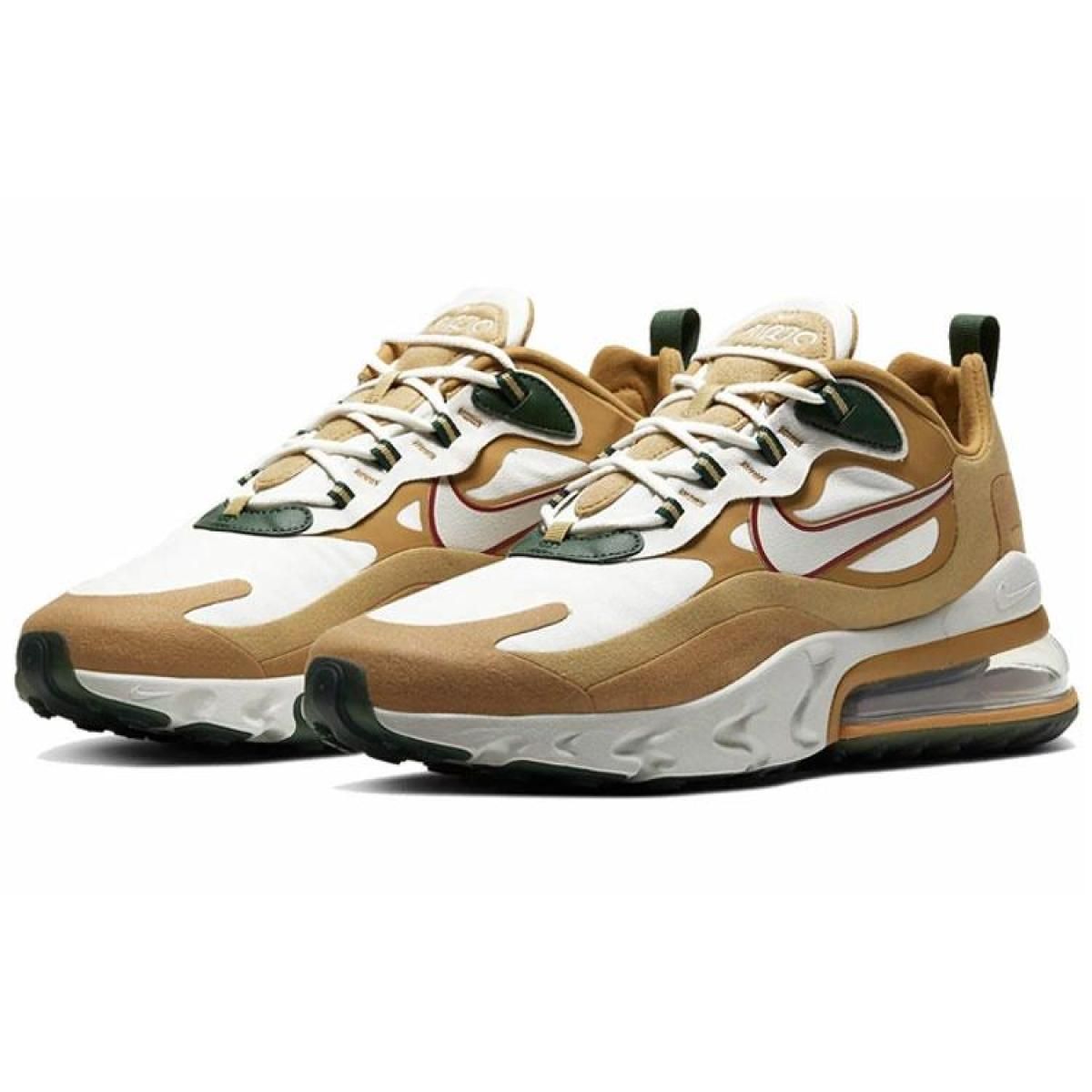 Мужские кроссовки Nike Air Max 270 React Reggae Wheat