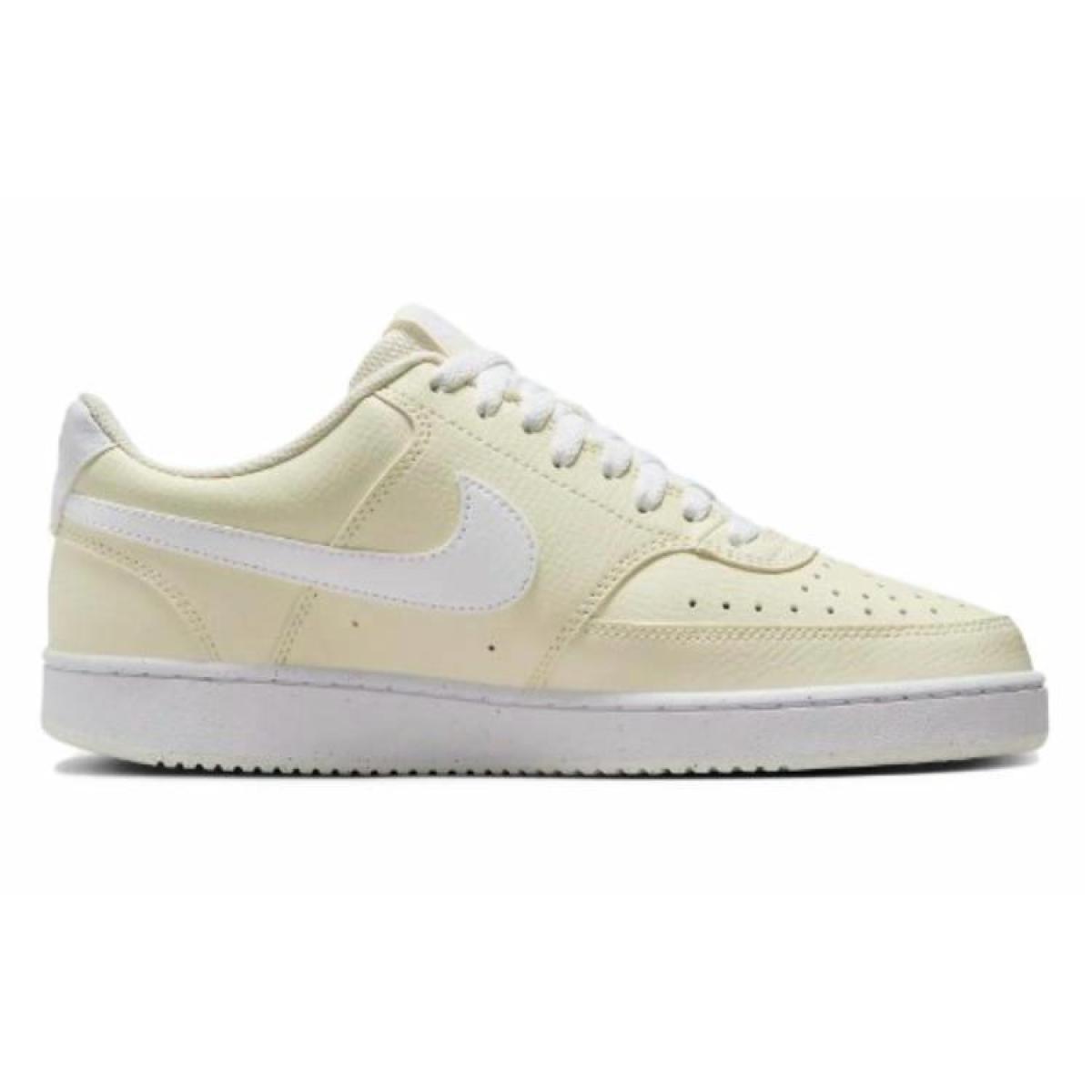 Женские кроссовки Nike Court Vision Low Next Nature White/Yellow
