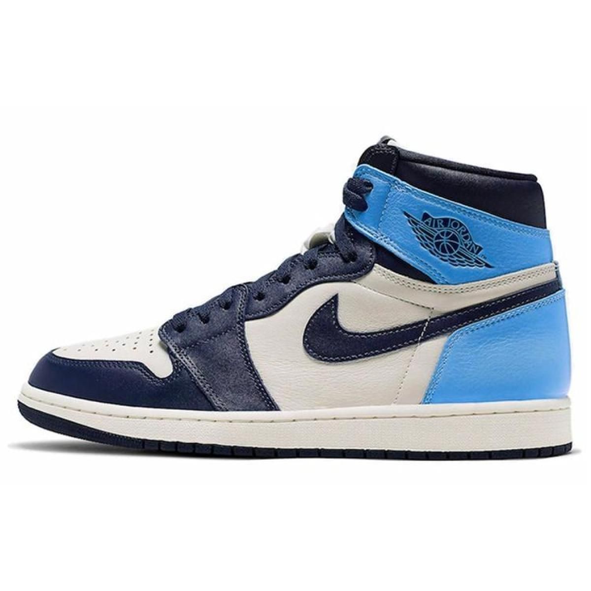 Мужские кроссовки Air Jordan 1 High  "Obsidian"