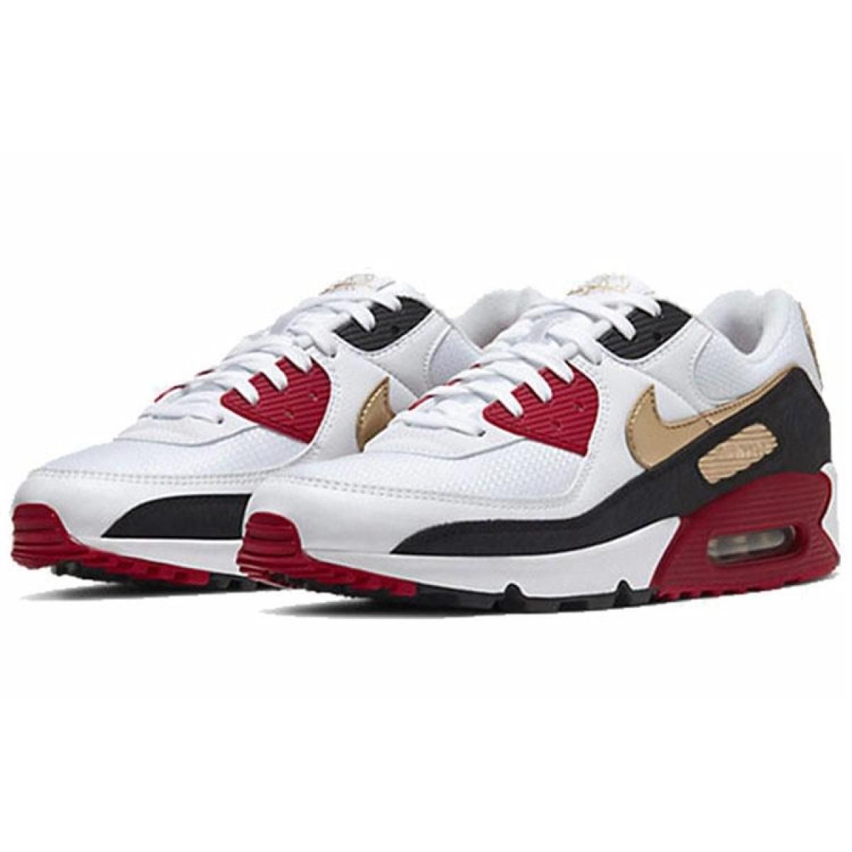 Мужские кроссовки Nike Air Max 90 Red/White