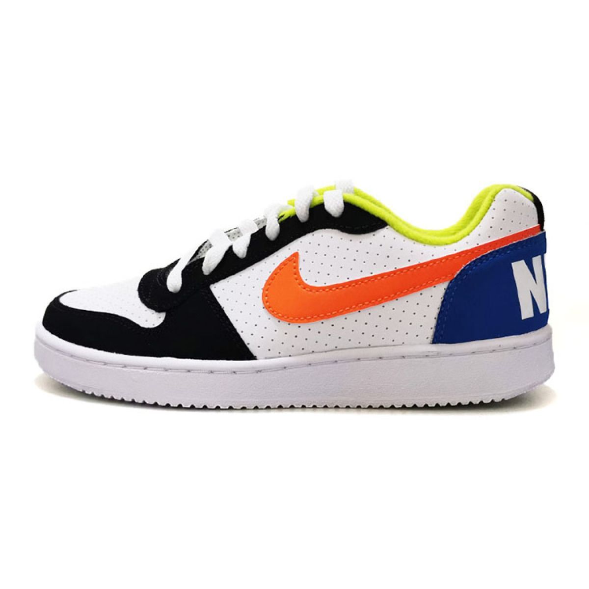Подростковые кроссовки Nike Court Borough Low Black/Orange/Blue GS