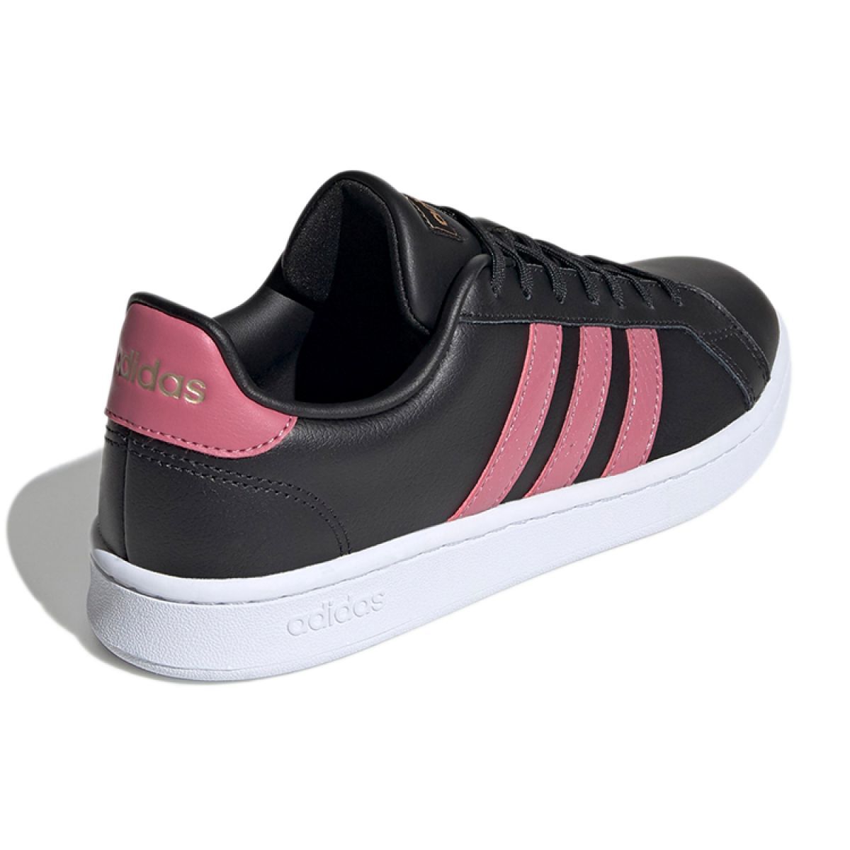 Женские кроссовки Adidas originals GRAND COURT Black/Pink