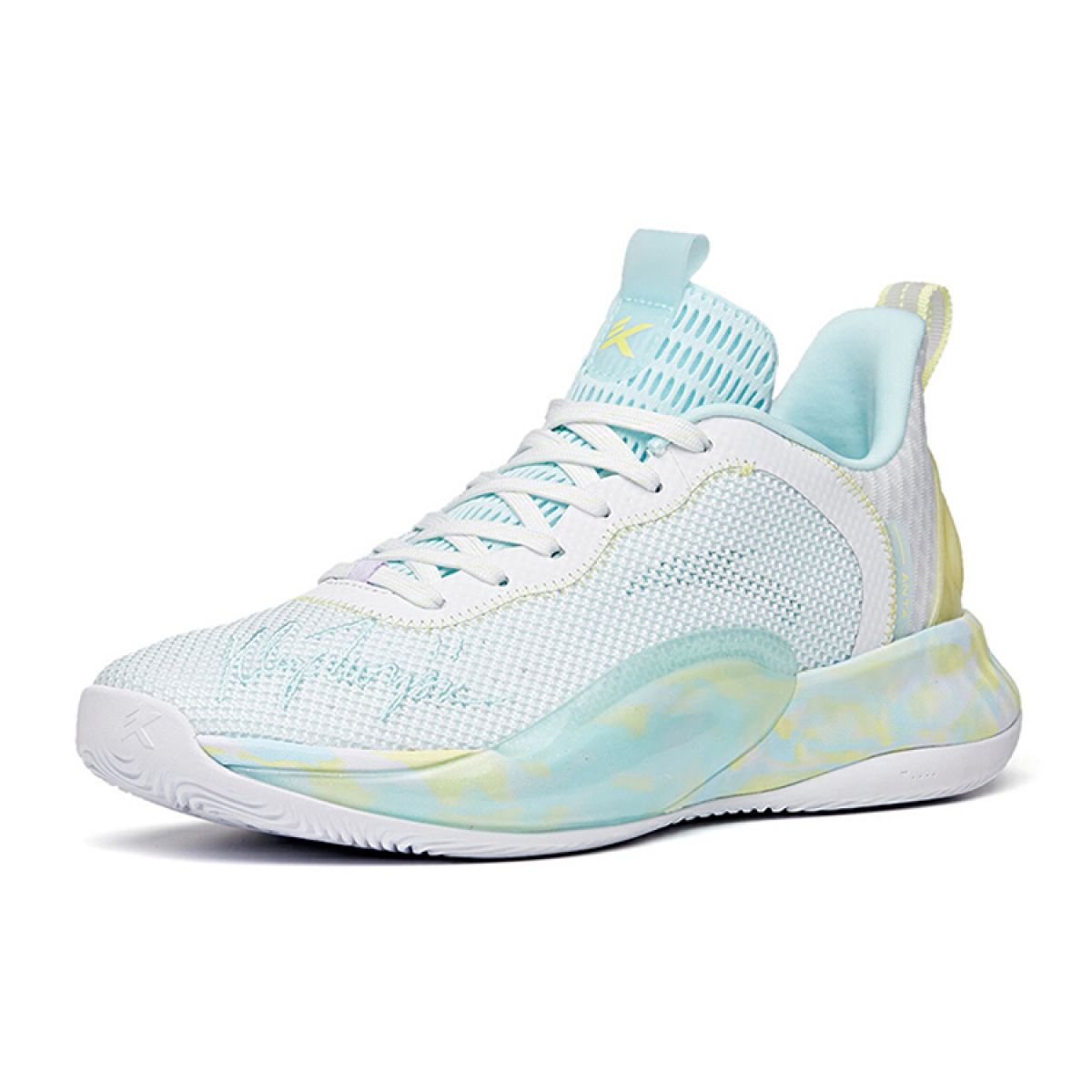 Мужские кроссовки Anta Light Cavalry 6 White/Glacier Blue/Fluorescent Light Green