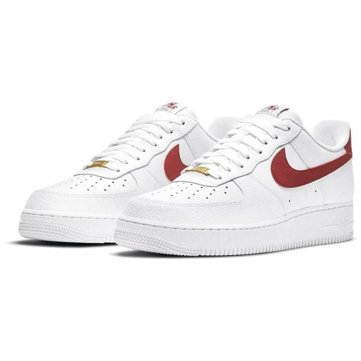 Мужские кроссовки Nike Air Force 1 "Team Red"