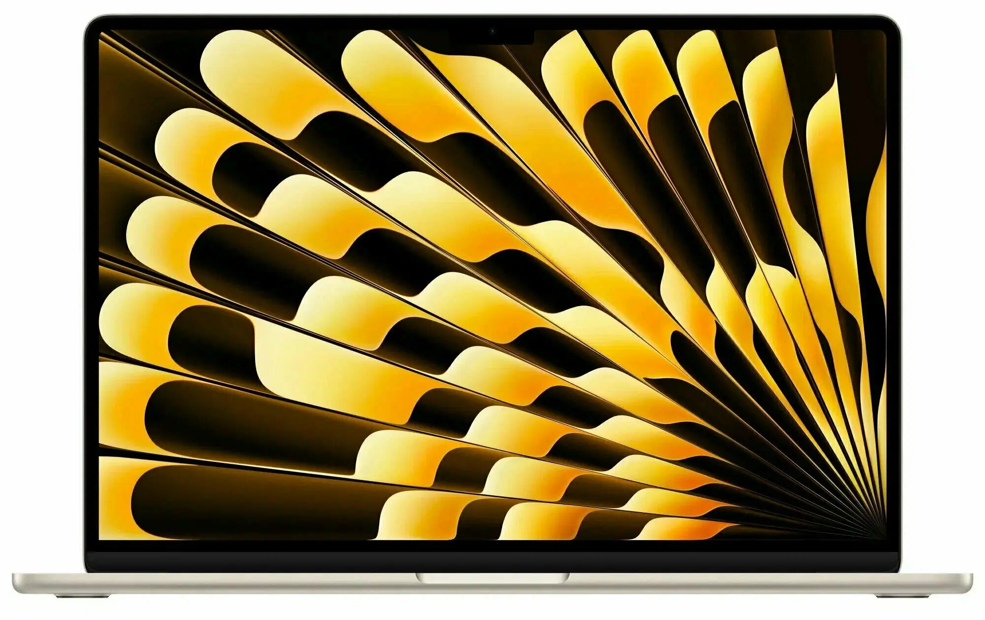 15.3" Ноутбук Apple MacBook Air 15 M4 (2025) 16 GB RAM/512 GB SSD, 10 CPU/10 GPU, Starlight, английская клавиатура