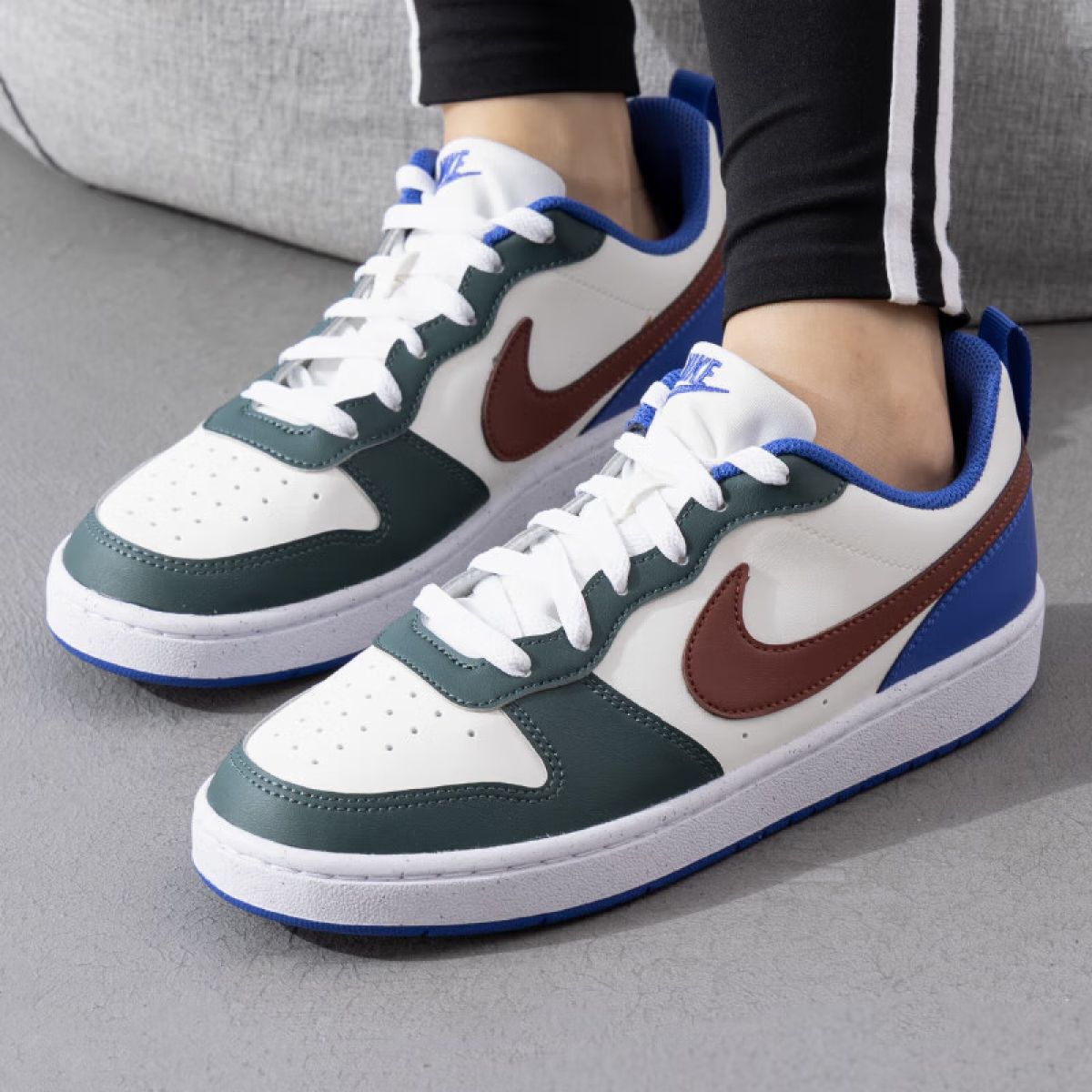 Подростковые кроссовки  Nike Court Borough Low Recraft Off-White GS