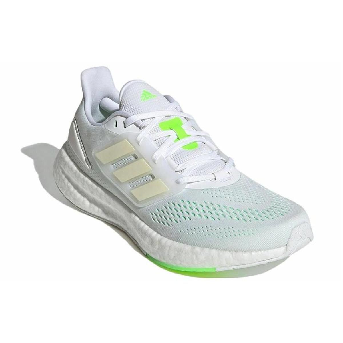Мужские кроссовки Adidas Pureboost 22 Running White/Green