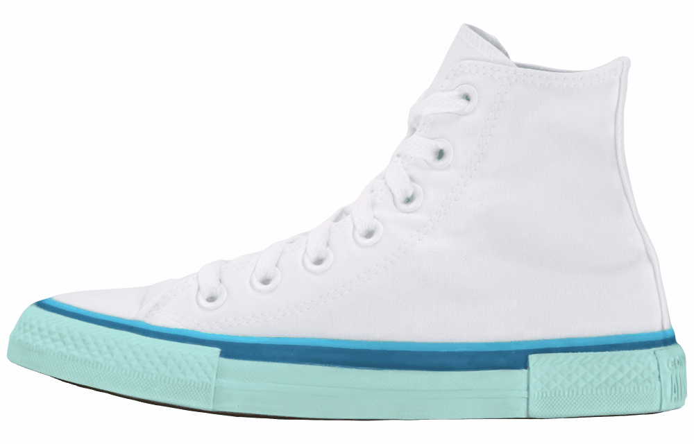 Женские Кеды Converse Chuck Taylor All Star Hi White/Blue