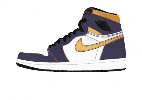 Кроссовки Nike Air Jordan 1 Retro High Court Purple