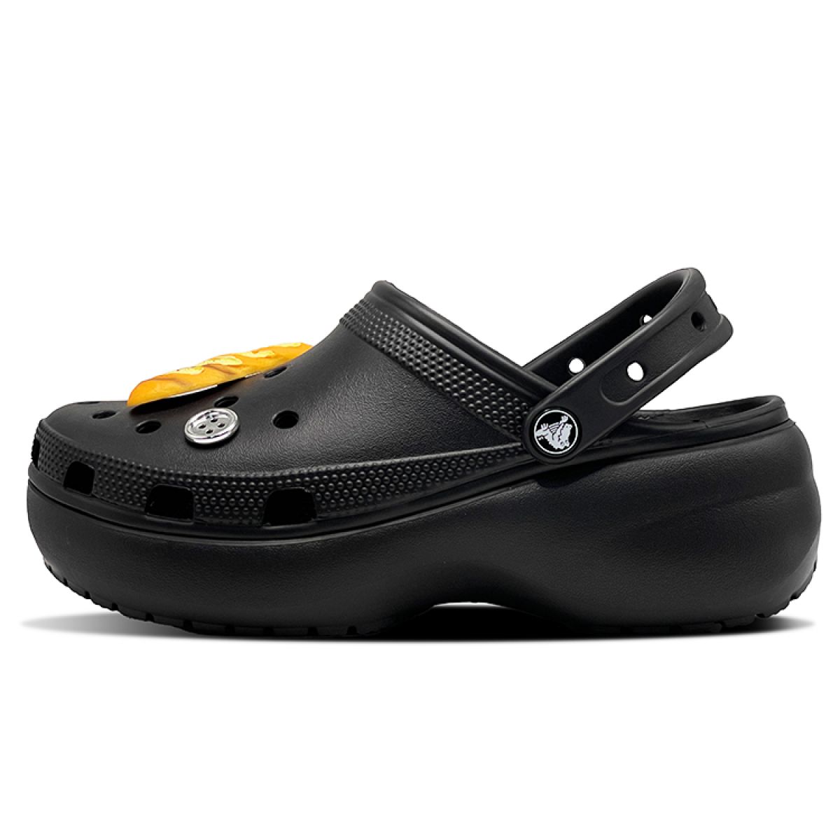 Женские Crocs Classic Platform Clog 4 cm Black