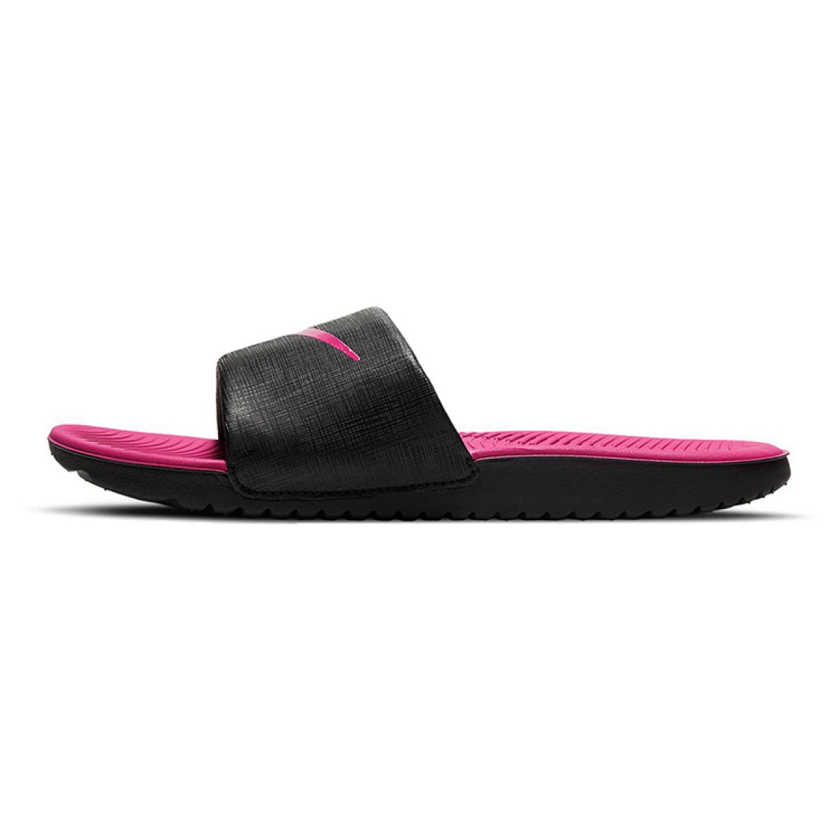 Подростковые шлёпанцы Nike Kawa Black/Pink GS