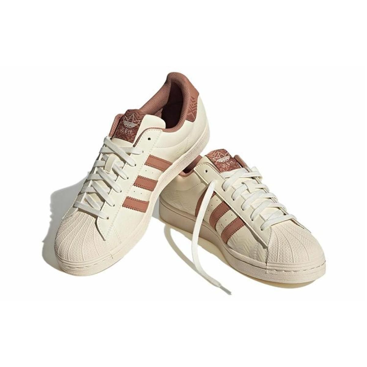 Кроссовки Adidas Originals Superstar Beige/Brown