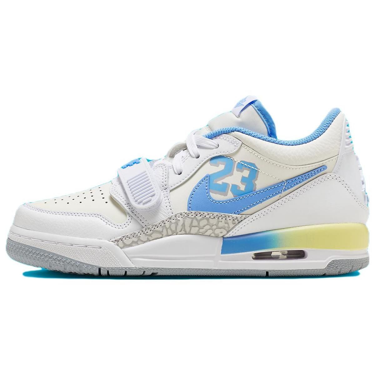 Подростковые кроссовки Air Jordan Legacy 312 Low Blue/Yellow/White GS