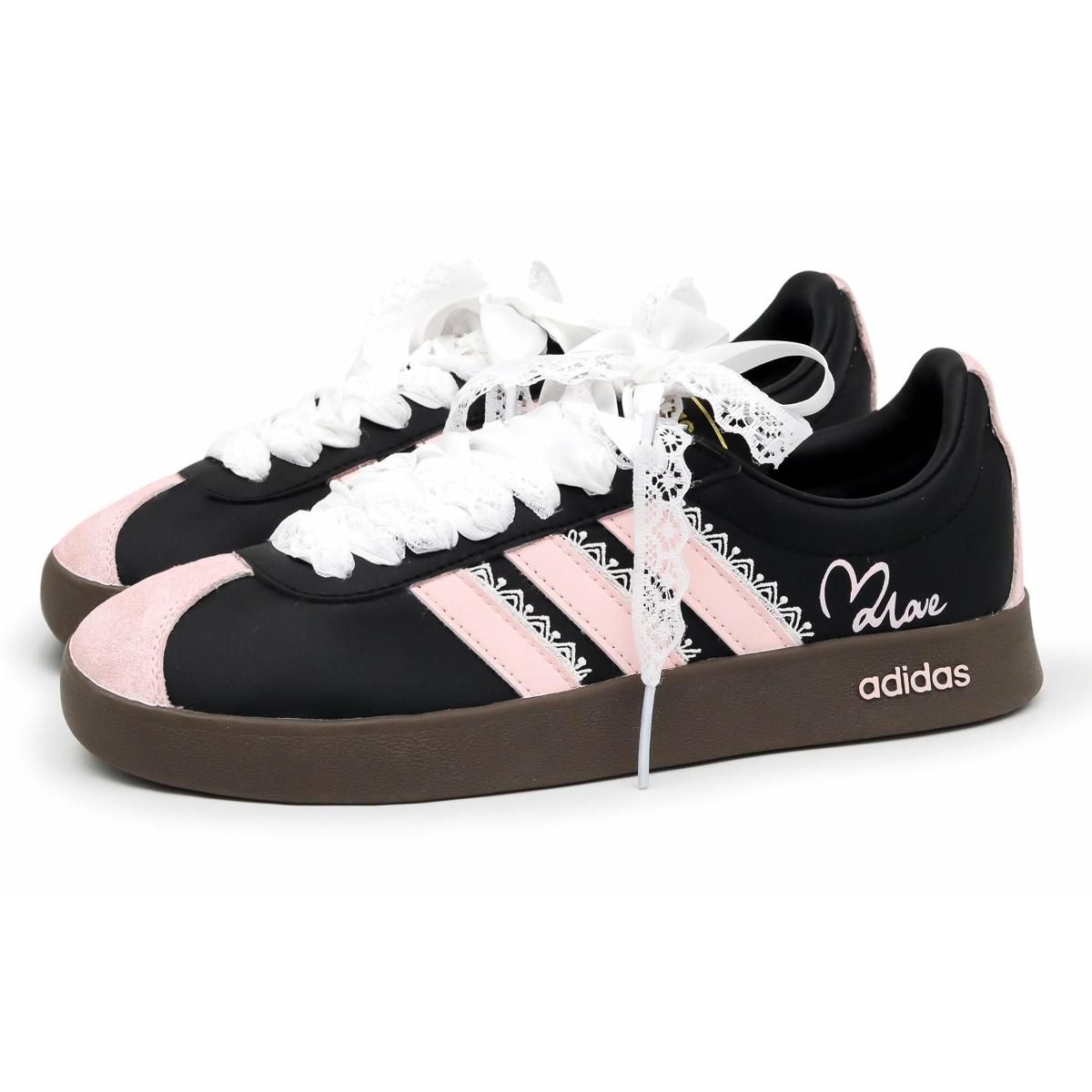 Кроссовки Adidas Originals VL Court 2.0 Black/Pink