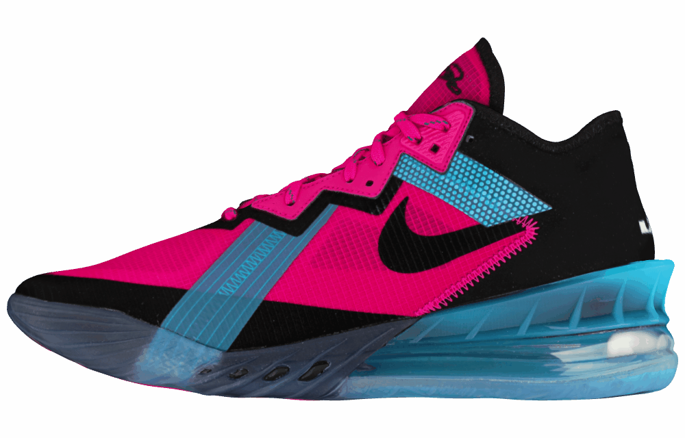 Кроссовки Nike Lebron 18 Fireberry Black/Blue/Pink