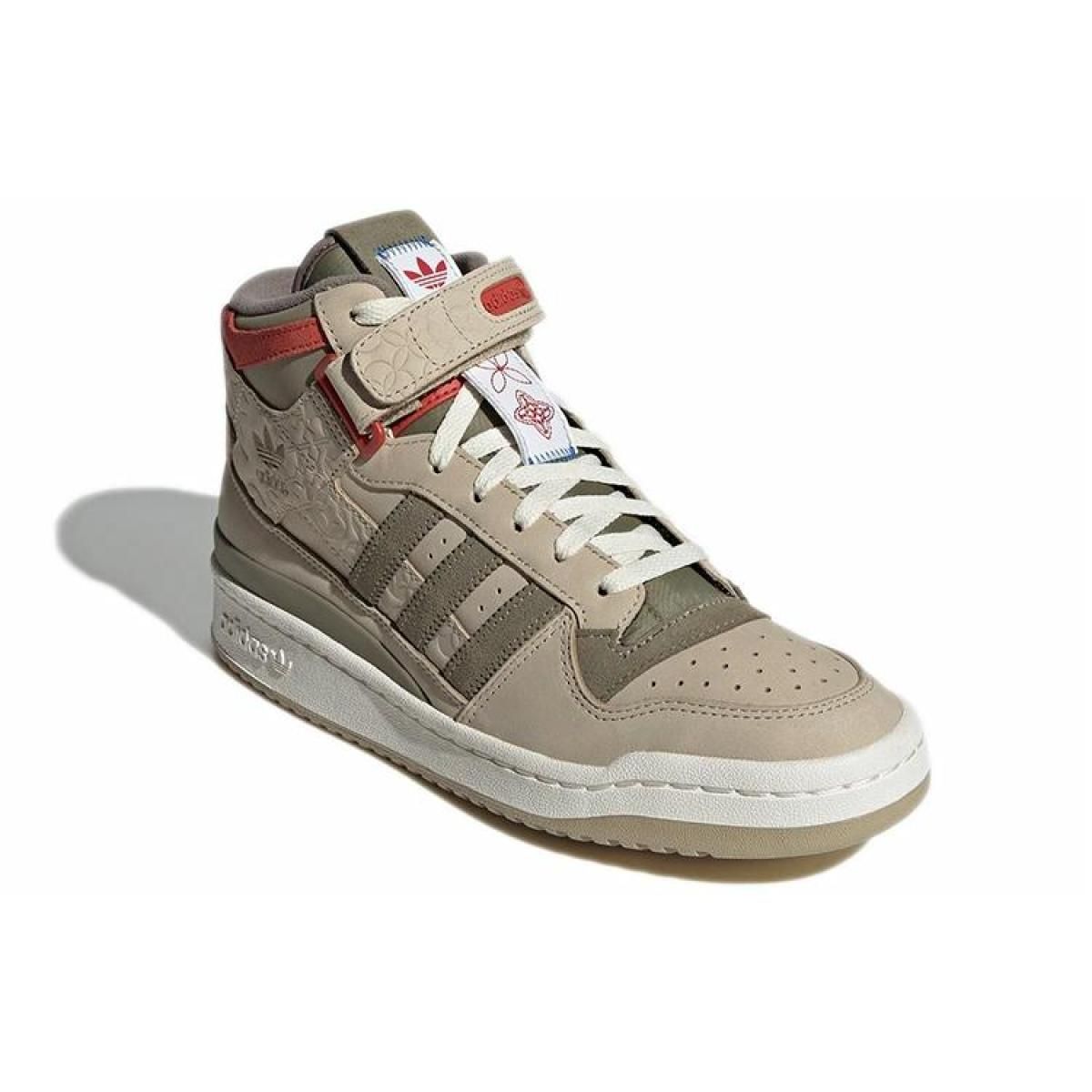 Кроссовки Adidas Originals Forum Mid Light Brown