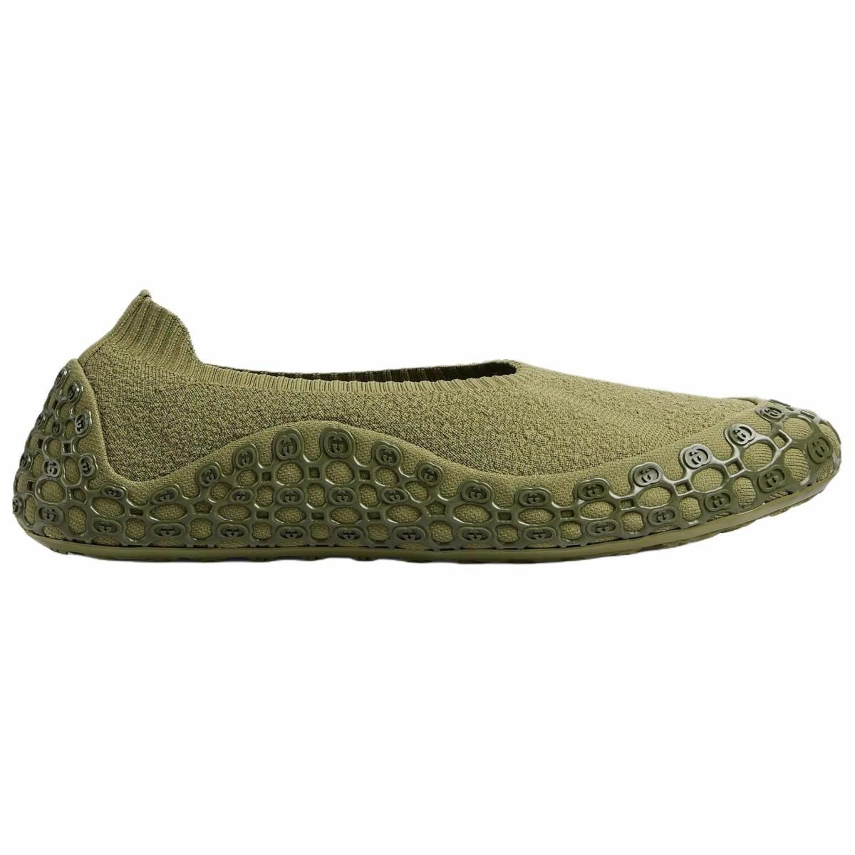 Мужские слипоны GUCCI Double G Green