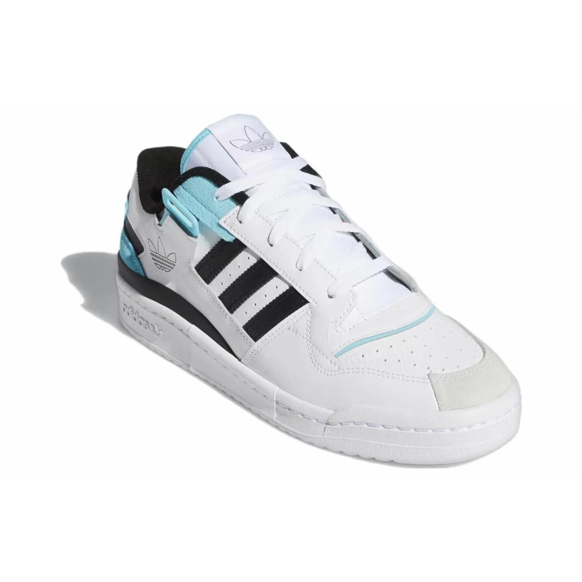 Кроссовки Adidas Originals Forum Exhibit Low White/Black/Light Blue