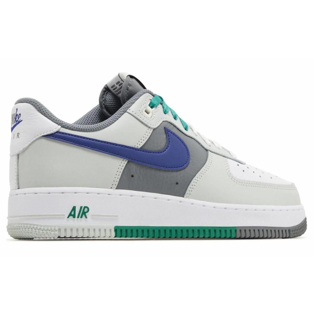 Мужские кроссовки Nike Air Force 1 White/Blue/Green