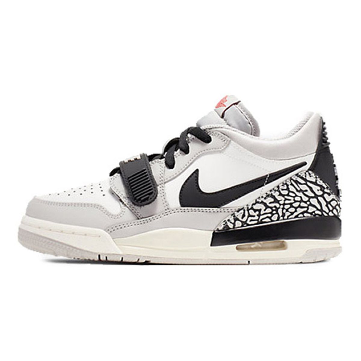 Подростковые кроссовки Air Jordan Legacy 312 Low Tech Grey/Fire Red/Black GS