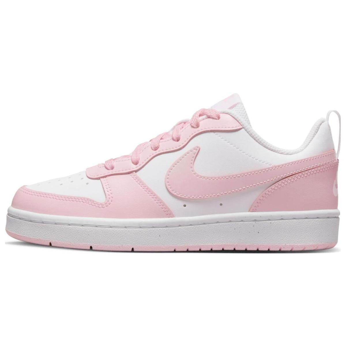 Подростковые Nike Court Borough Low 2 White/Pink GS