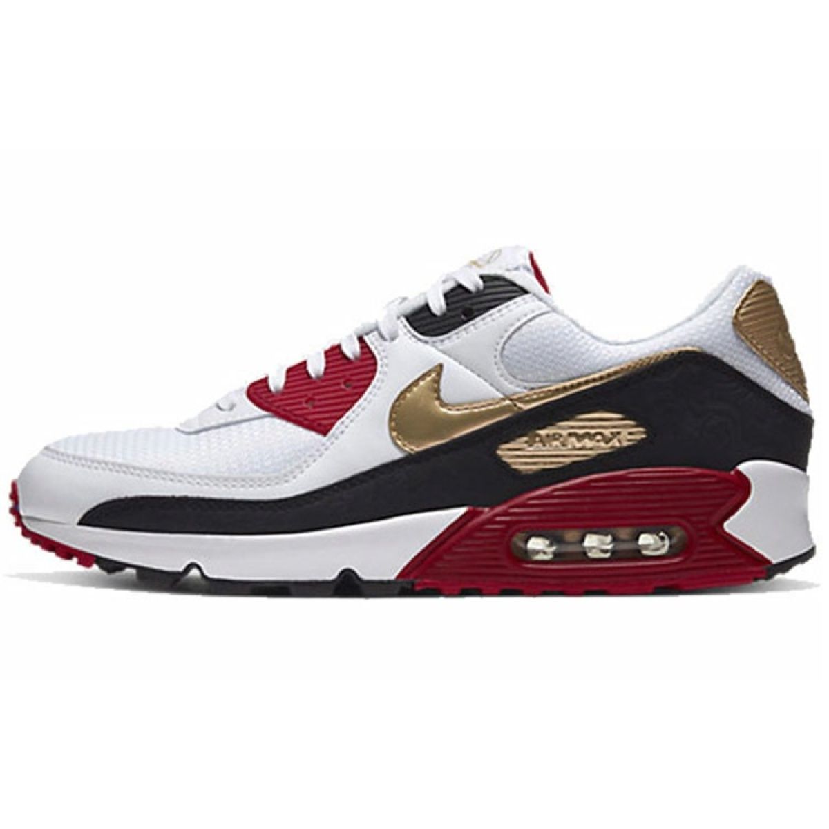 Мужские кроссовки Nike Air Max 90 Red/White