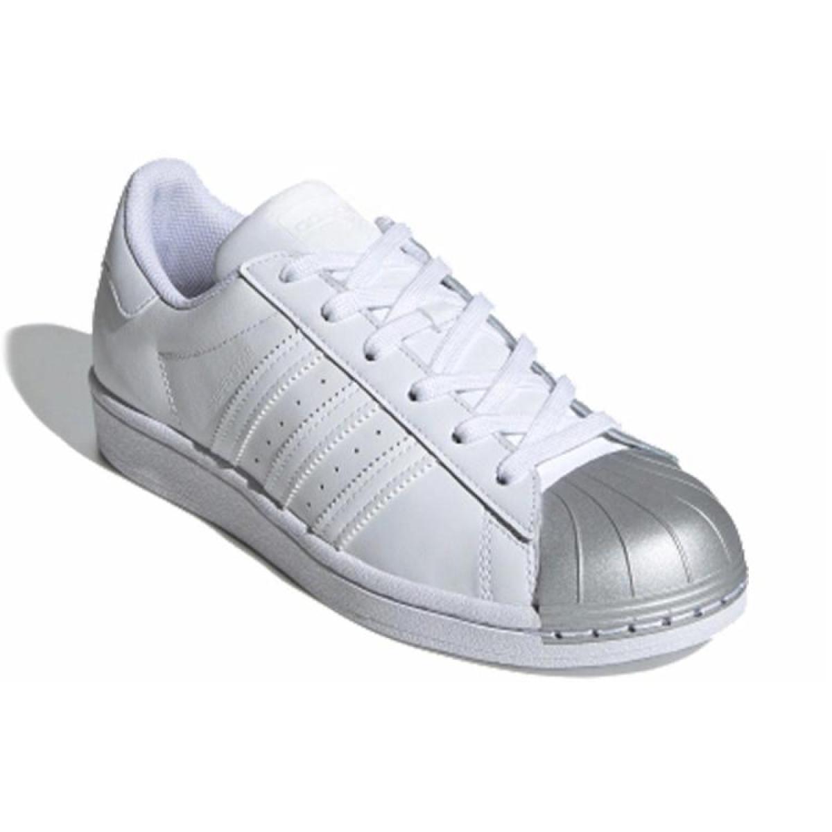 Женские Кеды Adidas Originals Superstar White/Silver
