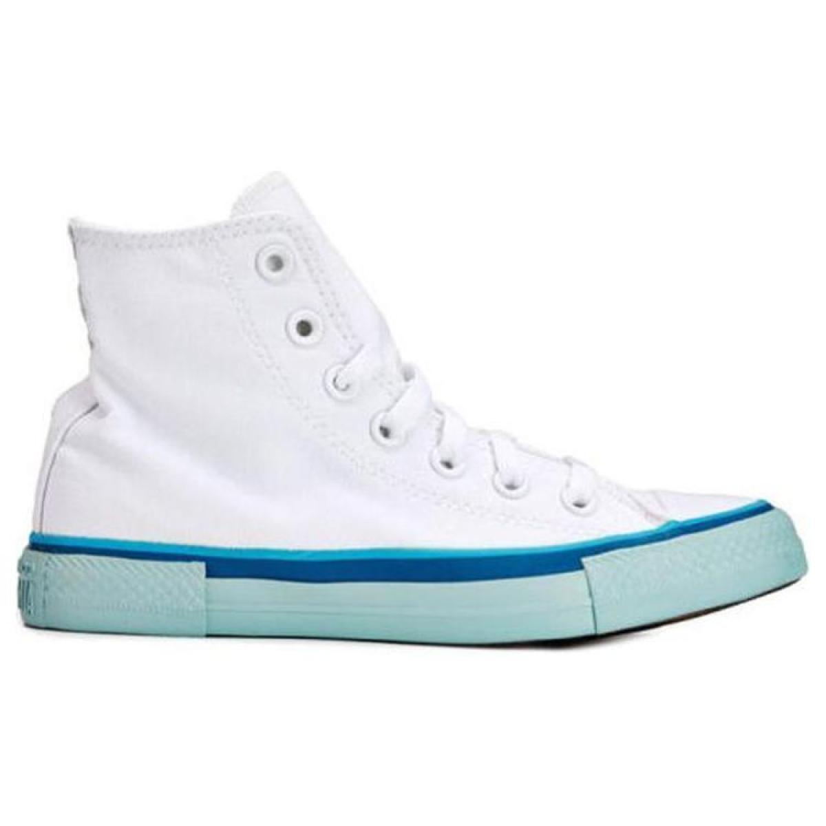 Женские Кеды Converse Chuck Taylor All Star Hi White/Blue