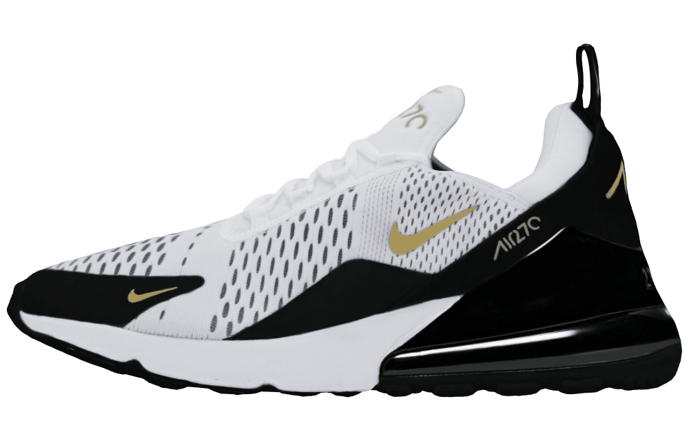 Мужские кроссовки Nike Air Max 270 Black/White/Gold