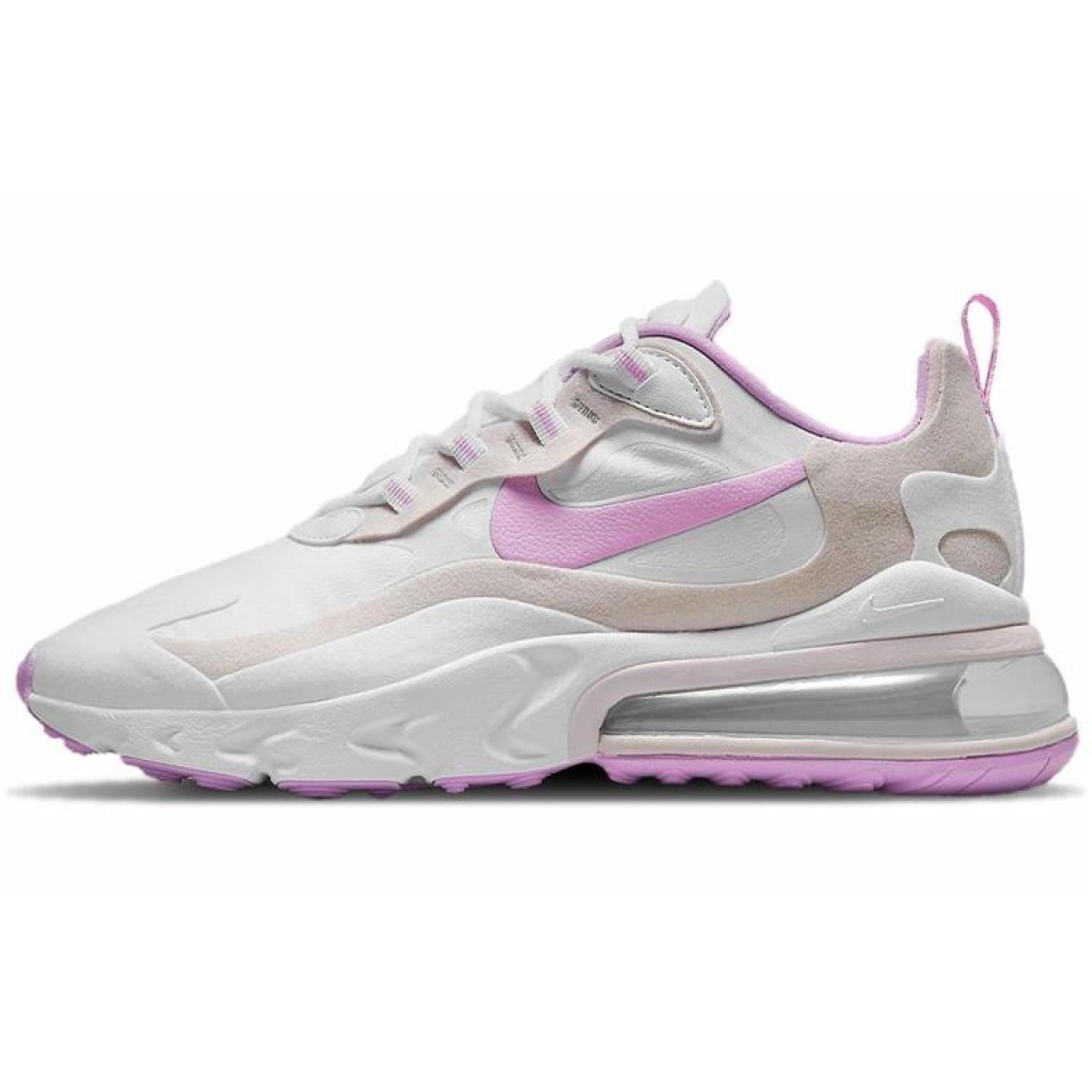 Женские кроссовки Nike Air Max 270 React Beige/Purple