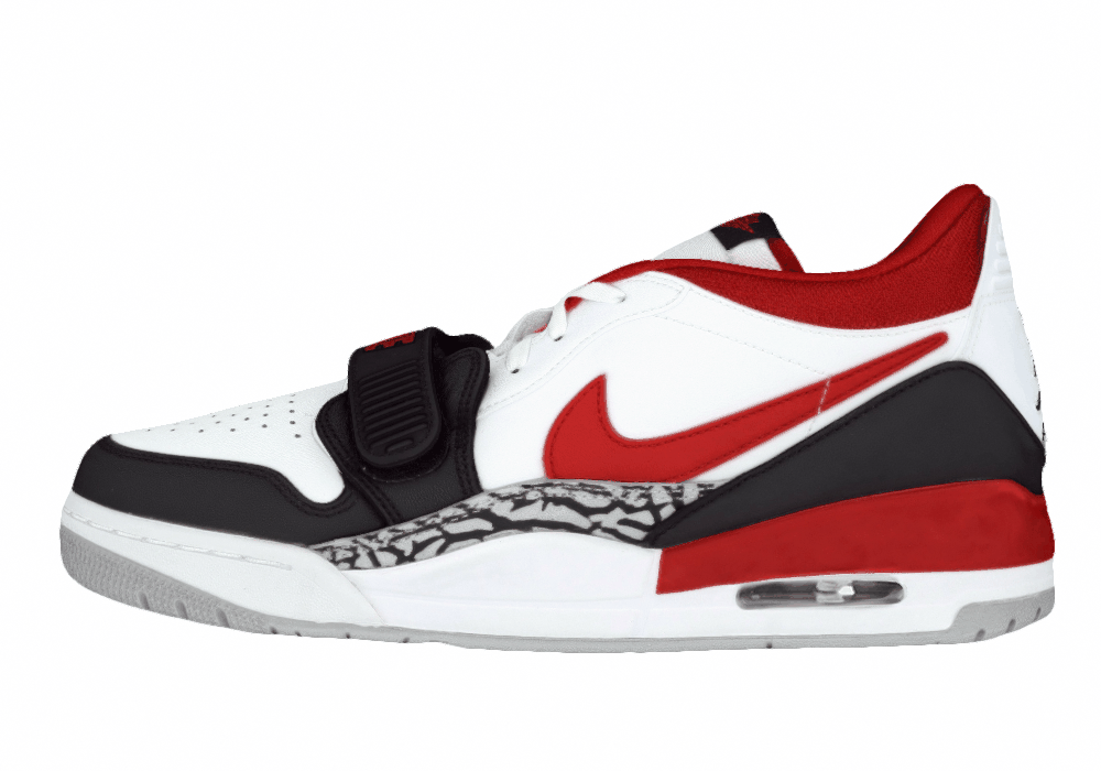 Мужские кроссовки Air Jordan Legacy 312 Low "bulls" White/Red/Blac