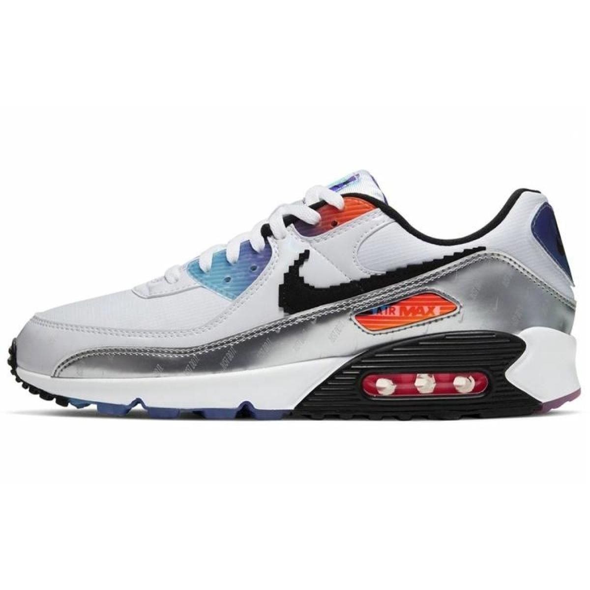 Мужские кроссовки Nike Air Max 90 Good Game White/Blue/Red