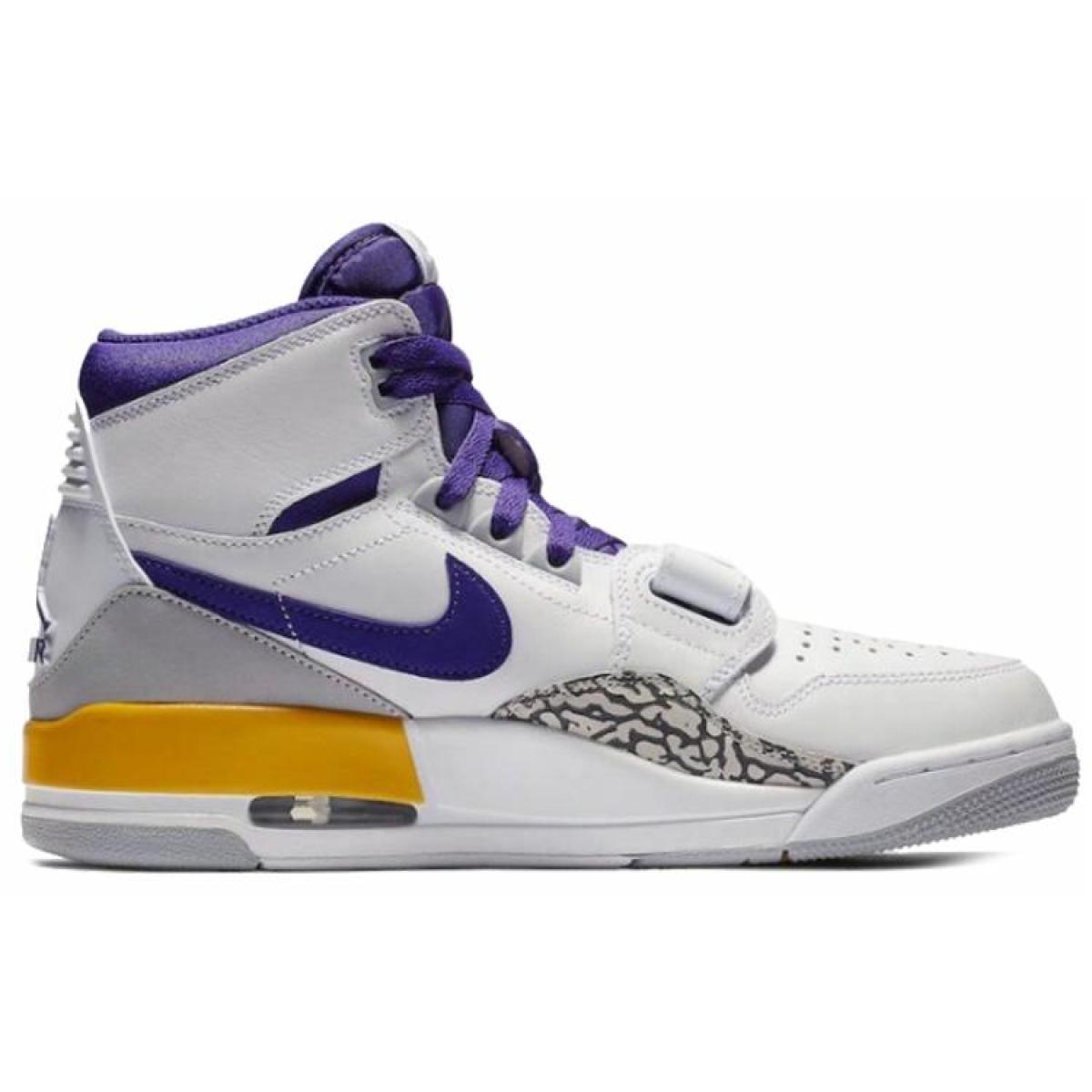 Мужские кроссовки Air Jordan Legacy 312 Lakers High White/Violet