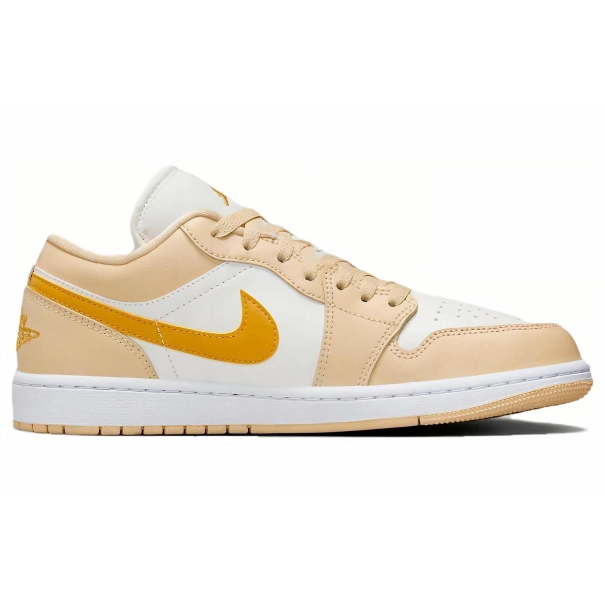 Женские кроссовки Air Jordan 1 Low "Sail Yellow Ochre"
